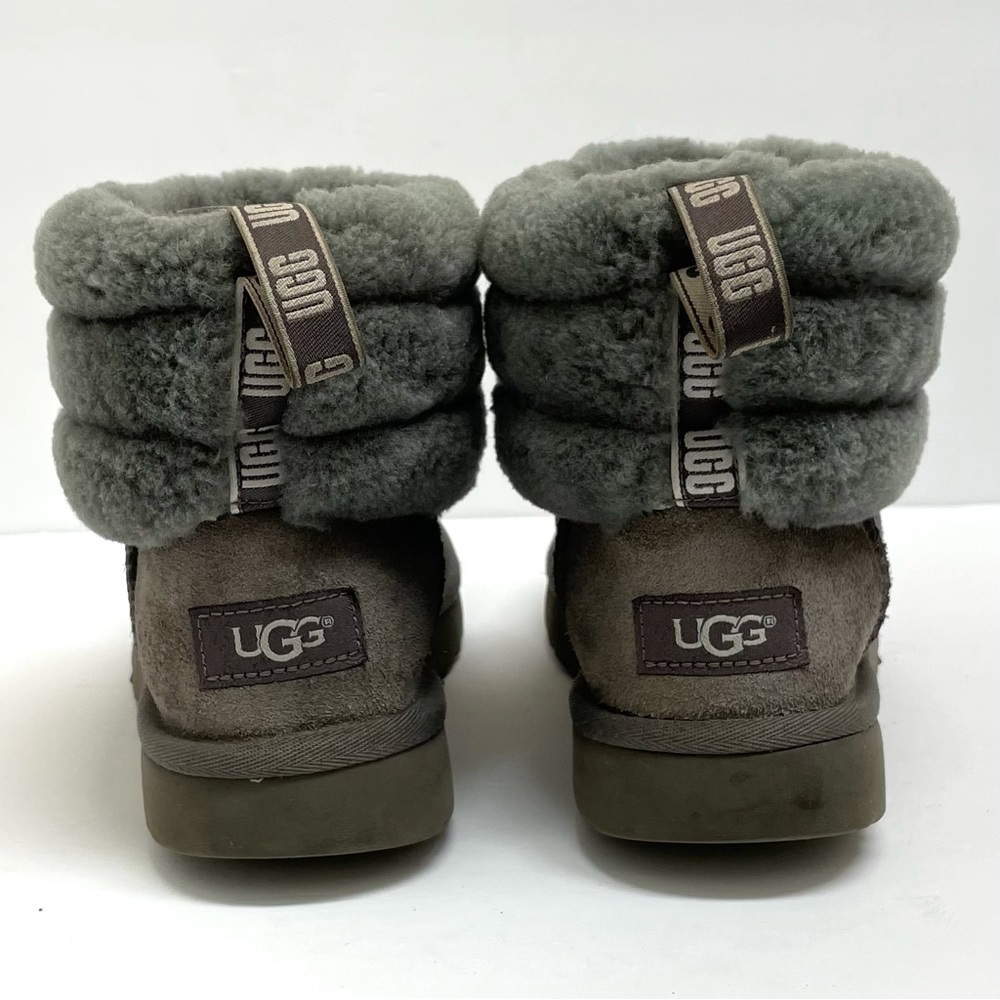 Ugg Fluff Quilted Classic mini boots sz 7 - Picture 5 of 16